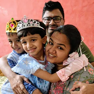 Akshara Ram Parikkal & Karthik Ram Prikkal Parents