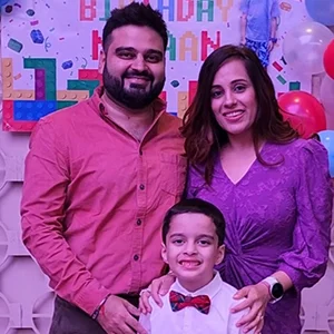 Nevaan Suman Parents